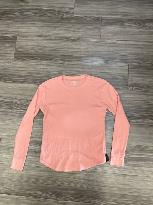 Coral Top Long Sleeve Time And Tru, Size S