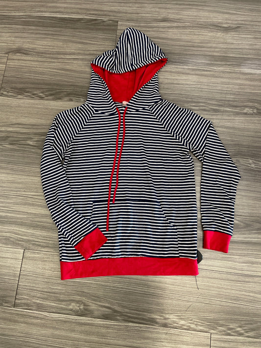 Striped Pattern Sweatshirt Hoodie 7th Ray, Size S