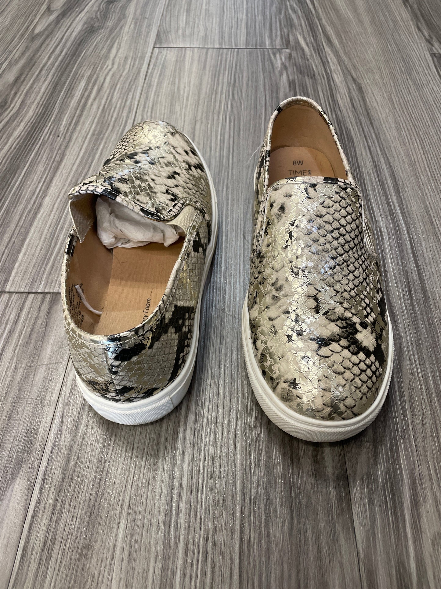 Animal Print Shoes Flats Time And Tru, Size 8