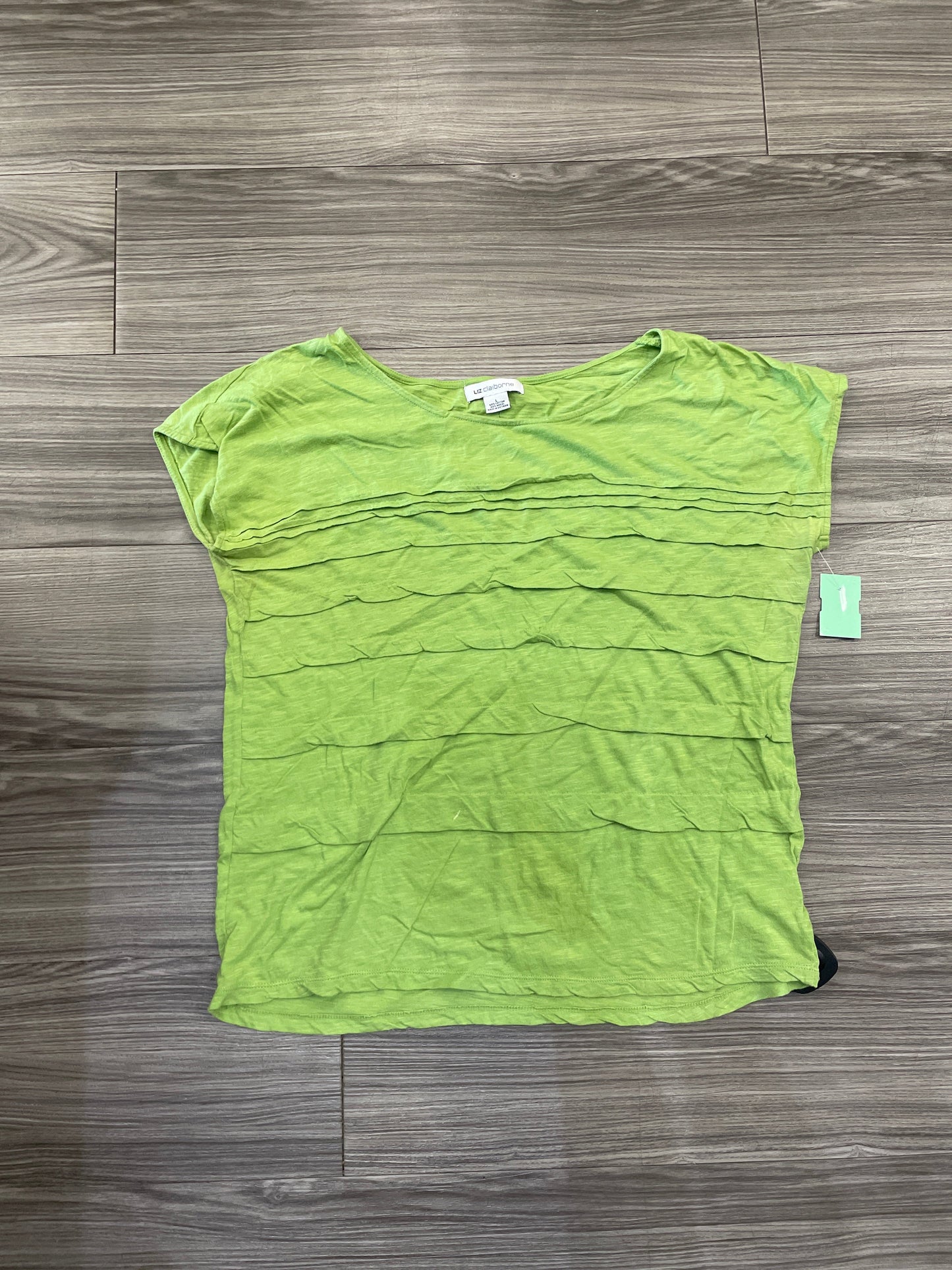 Green Top Sleeveless Liz Claiborne, Size L