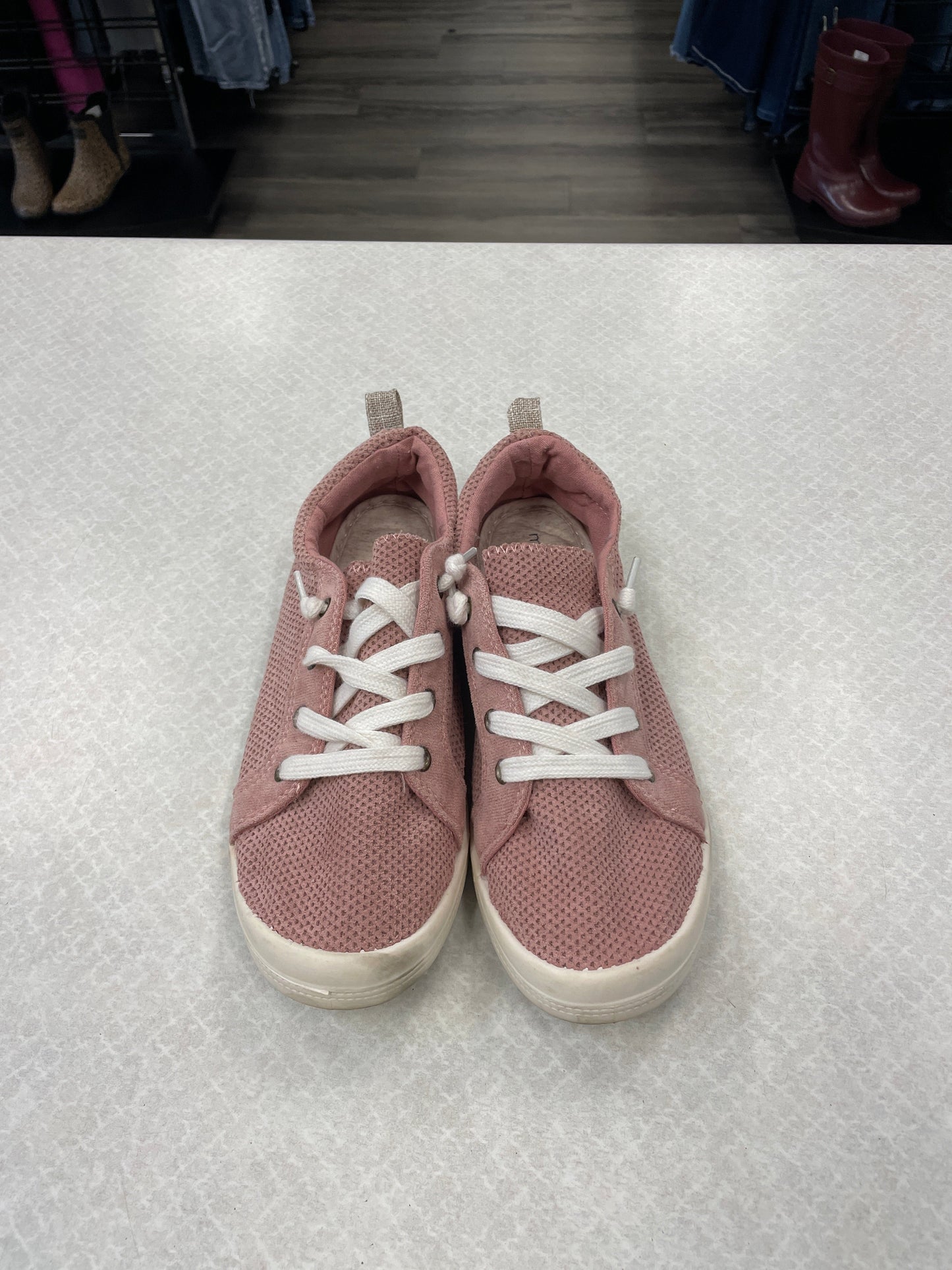 Pink & White Shoes Sneakers Maurices, Size 7