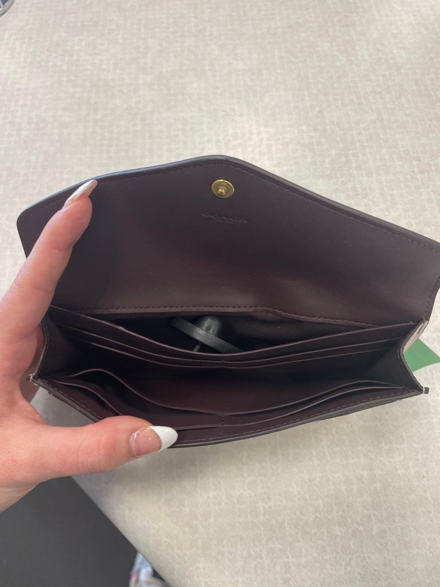 Wallet Designer Coach, Size Medium