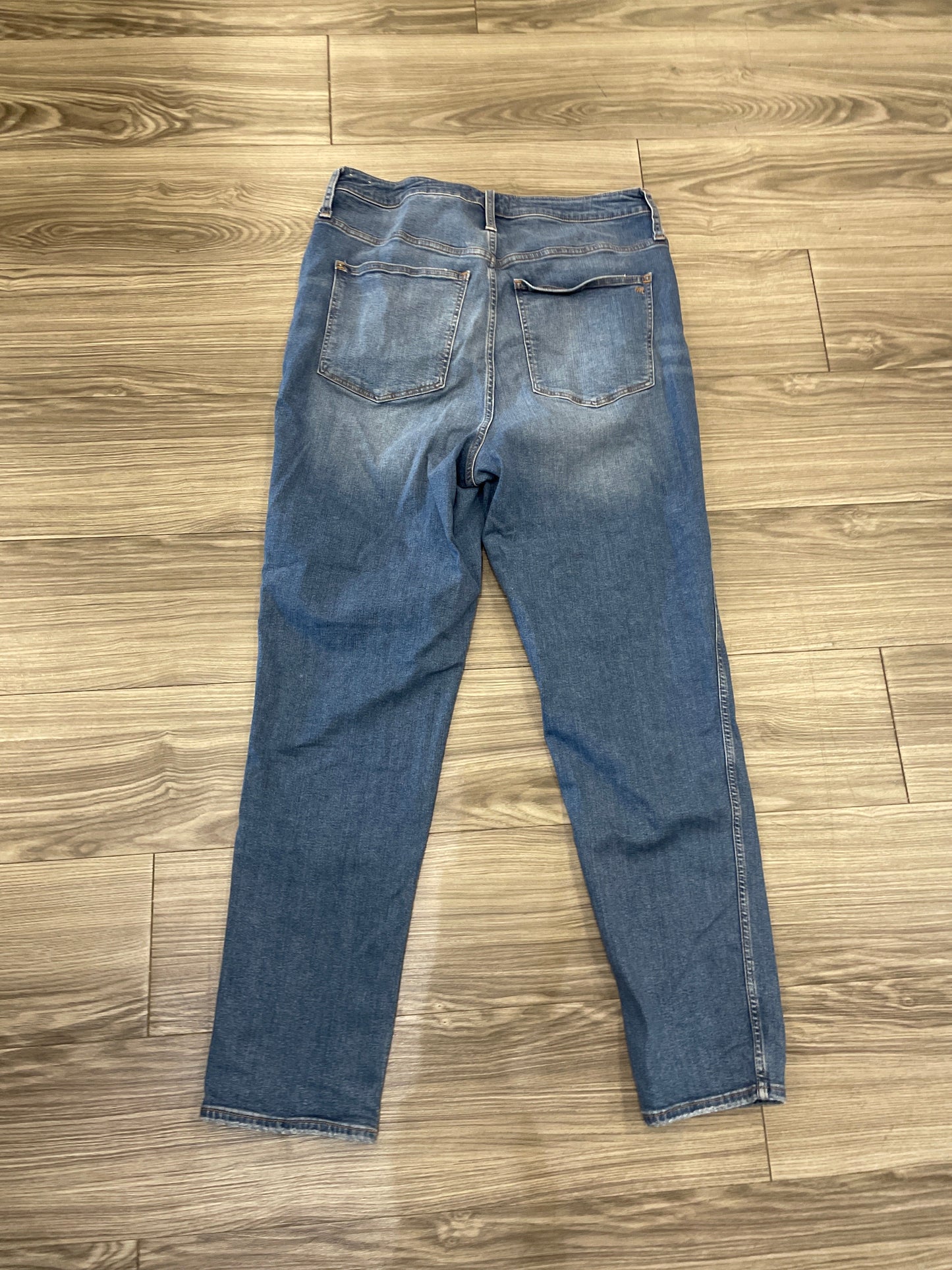 Blue Jeans Straight Madewell, Size 14tall