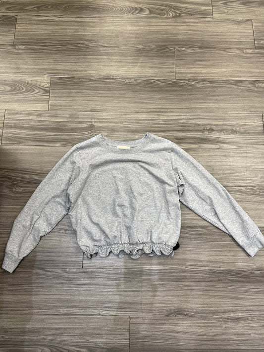 Grey Sweatshirt Crewneck Michael By Michael Kors, Size Xl