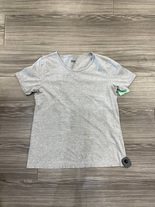 Grey Top Short Sleeve Basic Basic Editions, Size M