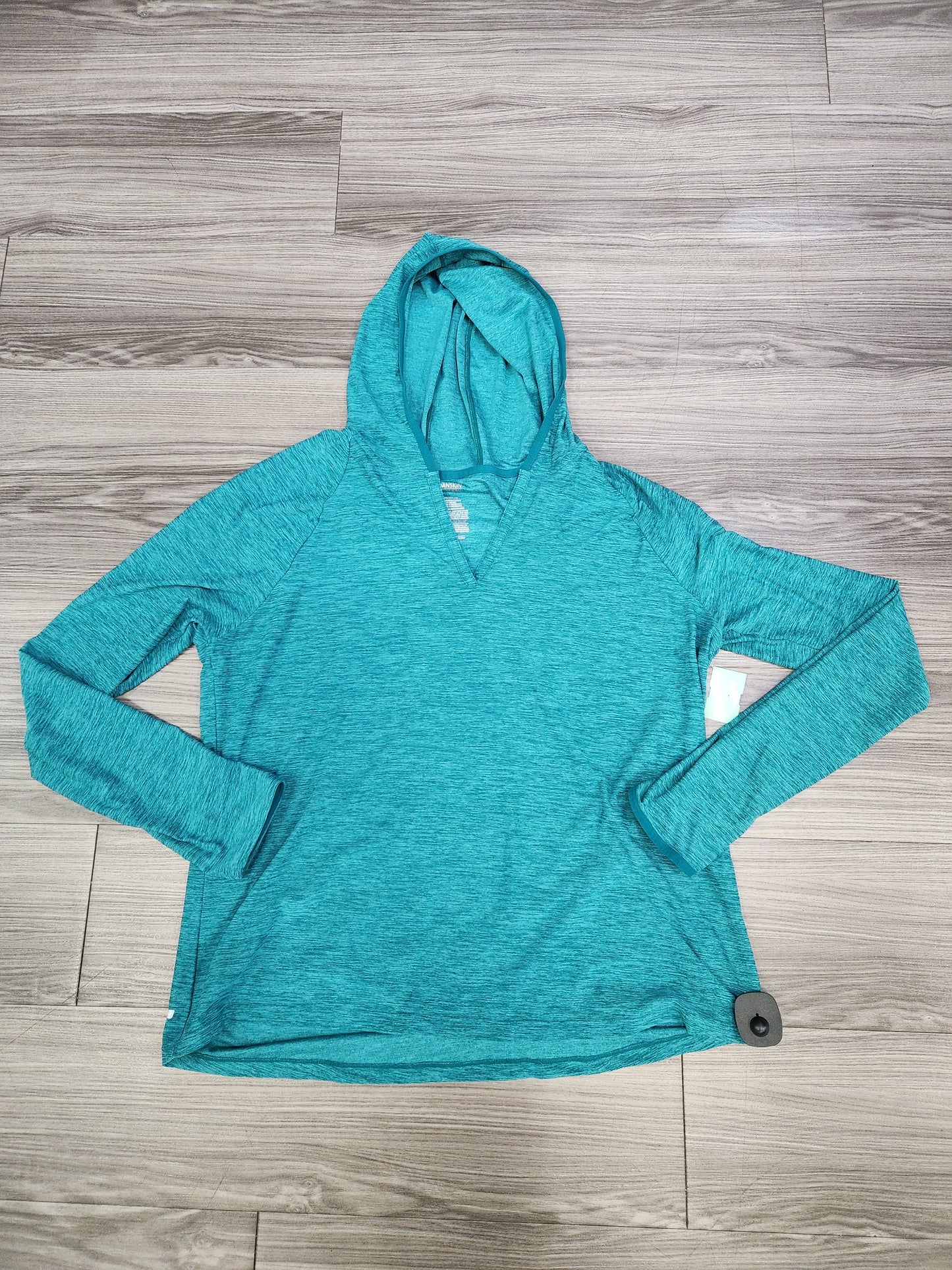 Green Athletic Sweatshirt Hoodie Danskin, Size 2x