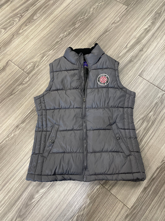 Vest Puffer & Quilted By Madden Girl In Grey, Size: Xl