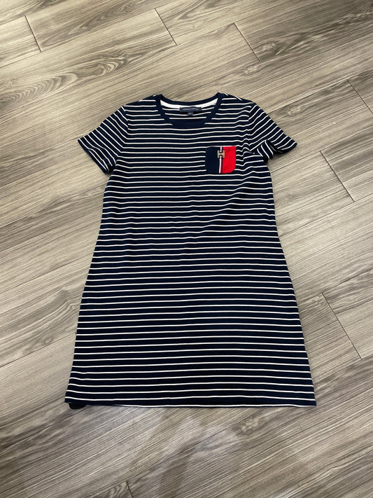 Dress Casual Short By Tommy Hilfiger In Striped Pattern, Size: Xl