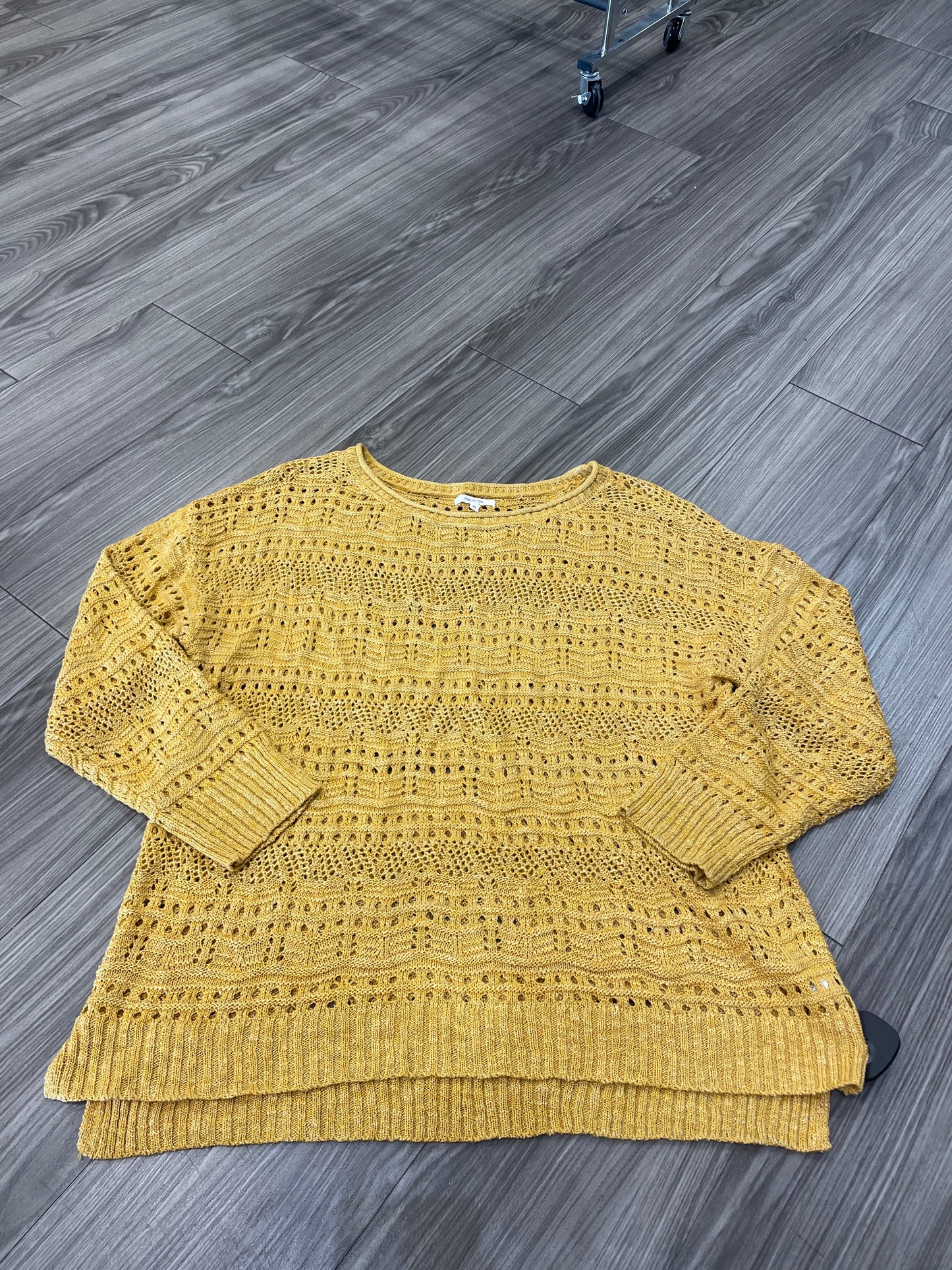 Sweater By Maurices In Yellow, Size: Xl