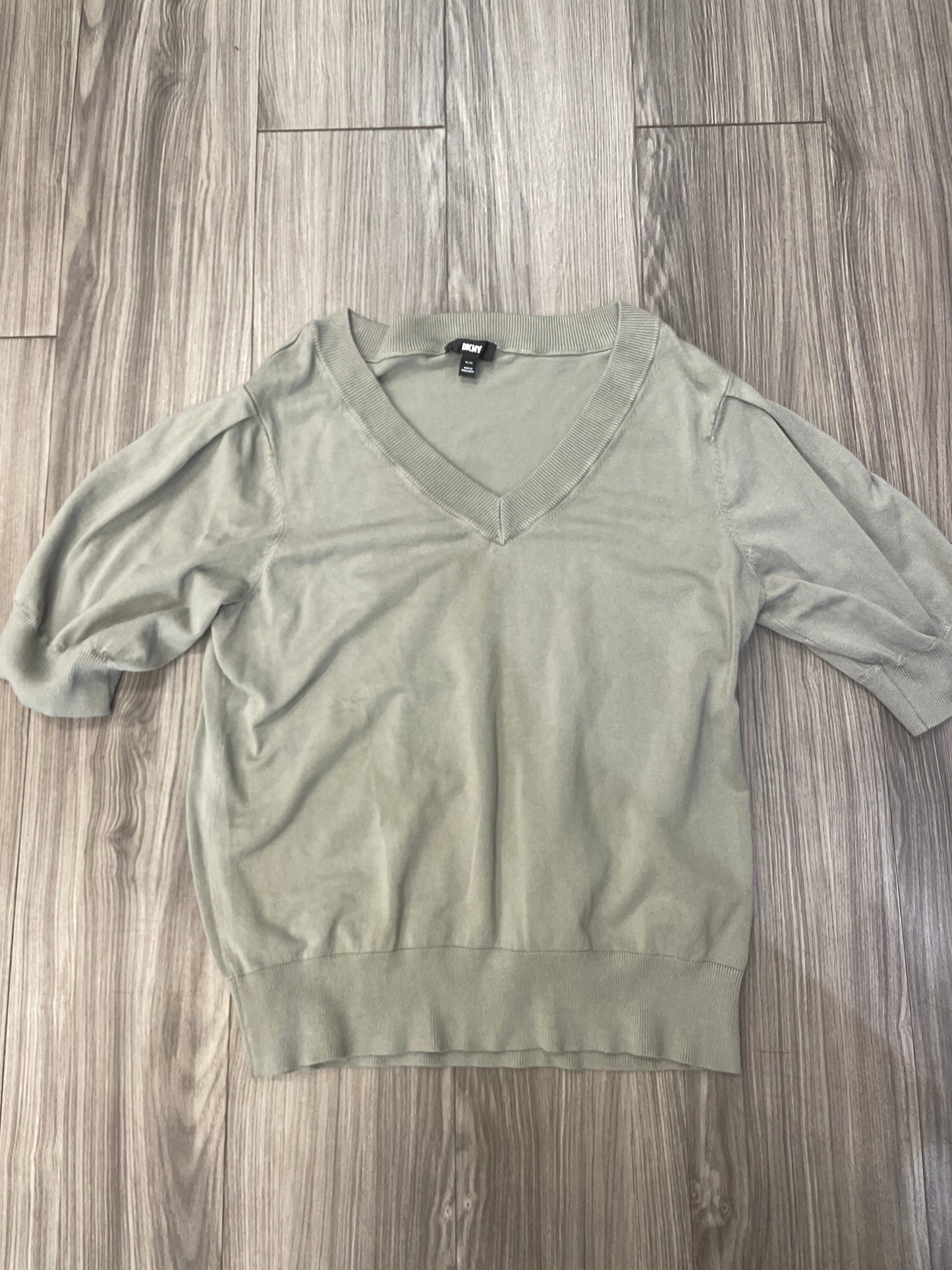 Sweatshirt Crewneck By Dkny In Green, Size: Xl