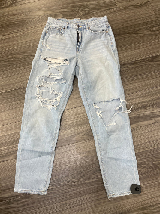 Jeans Straight By American Eagle In Blue, Size: 2