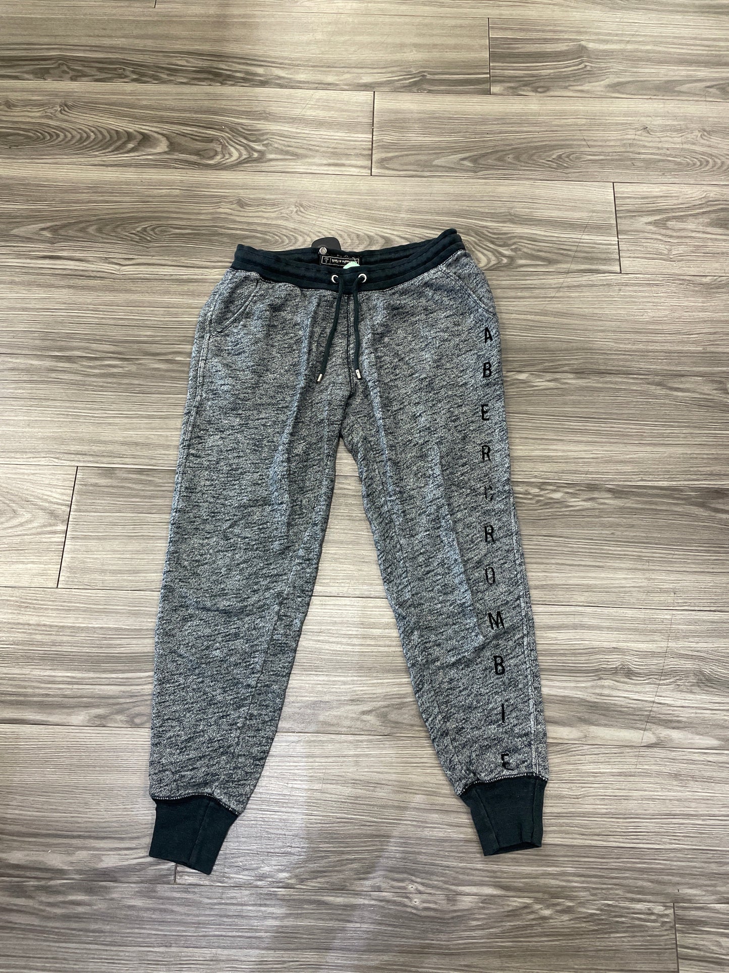 Pants Joggers By Abercrombie And Fitch In Black & Grey, Size: S