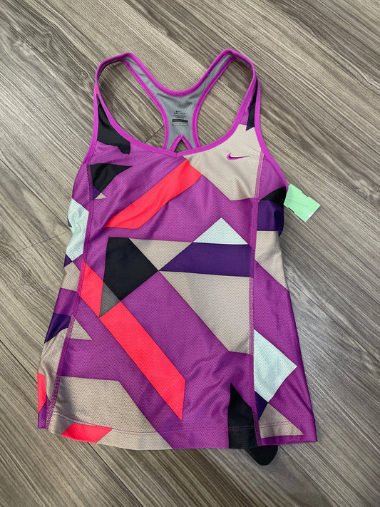 Athletic Tank Top By Nike In Multi-colored, Size: M