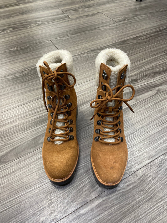 Boots Snow By Marc Fisher In Tan, Size: 8