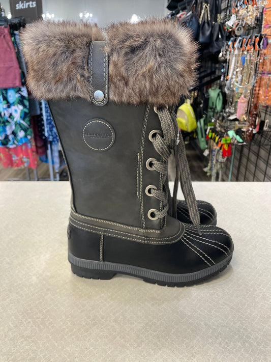 Boots Snow By London Fog In Black, Size: 9