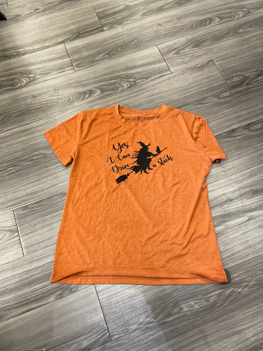 Top Short Sleeve By Clothes Mentor In Orange, Size: 2x