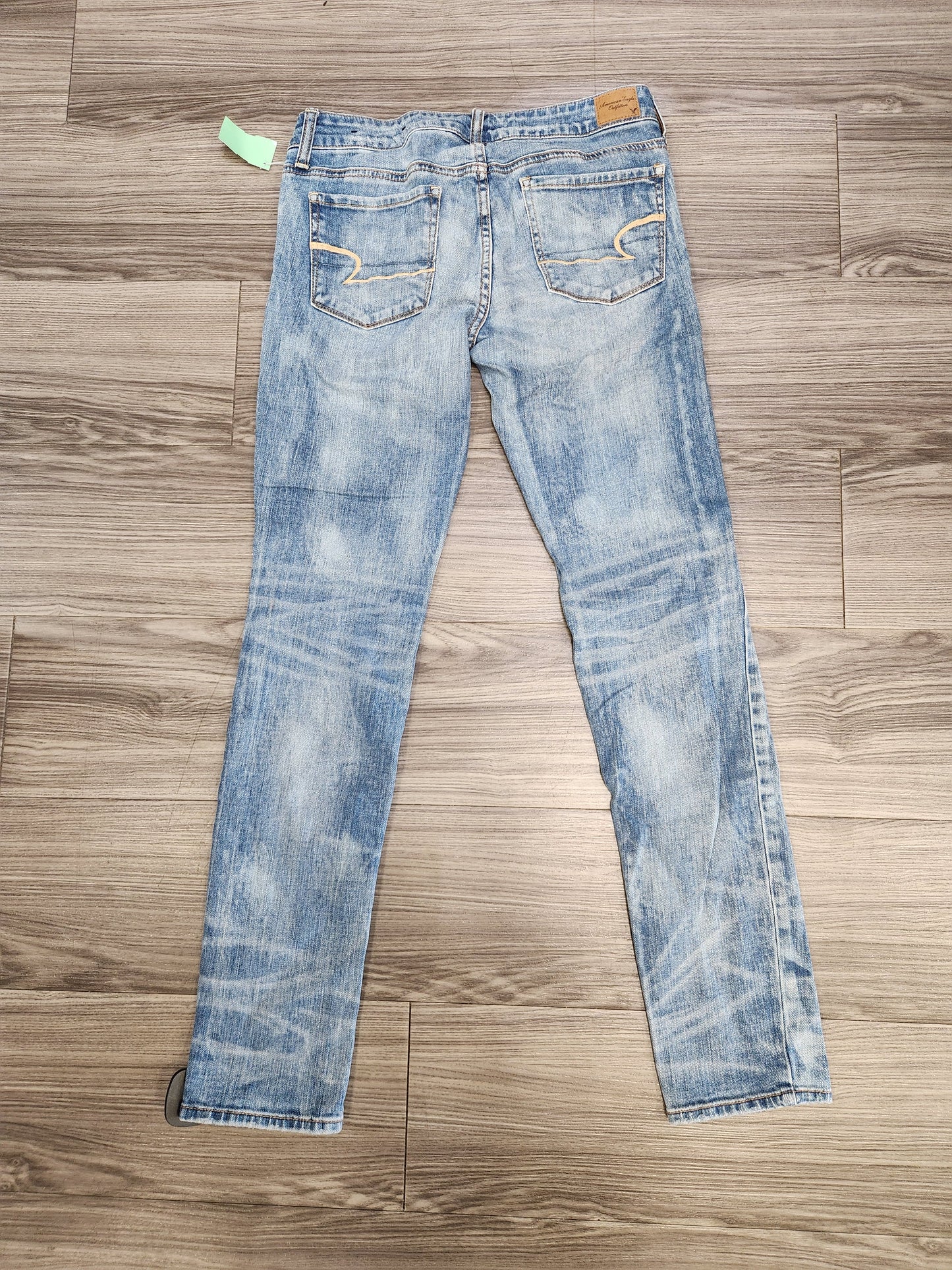 Jeans Skinny By American Eagle In Blue, Size: 6