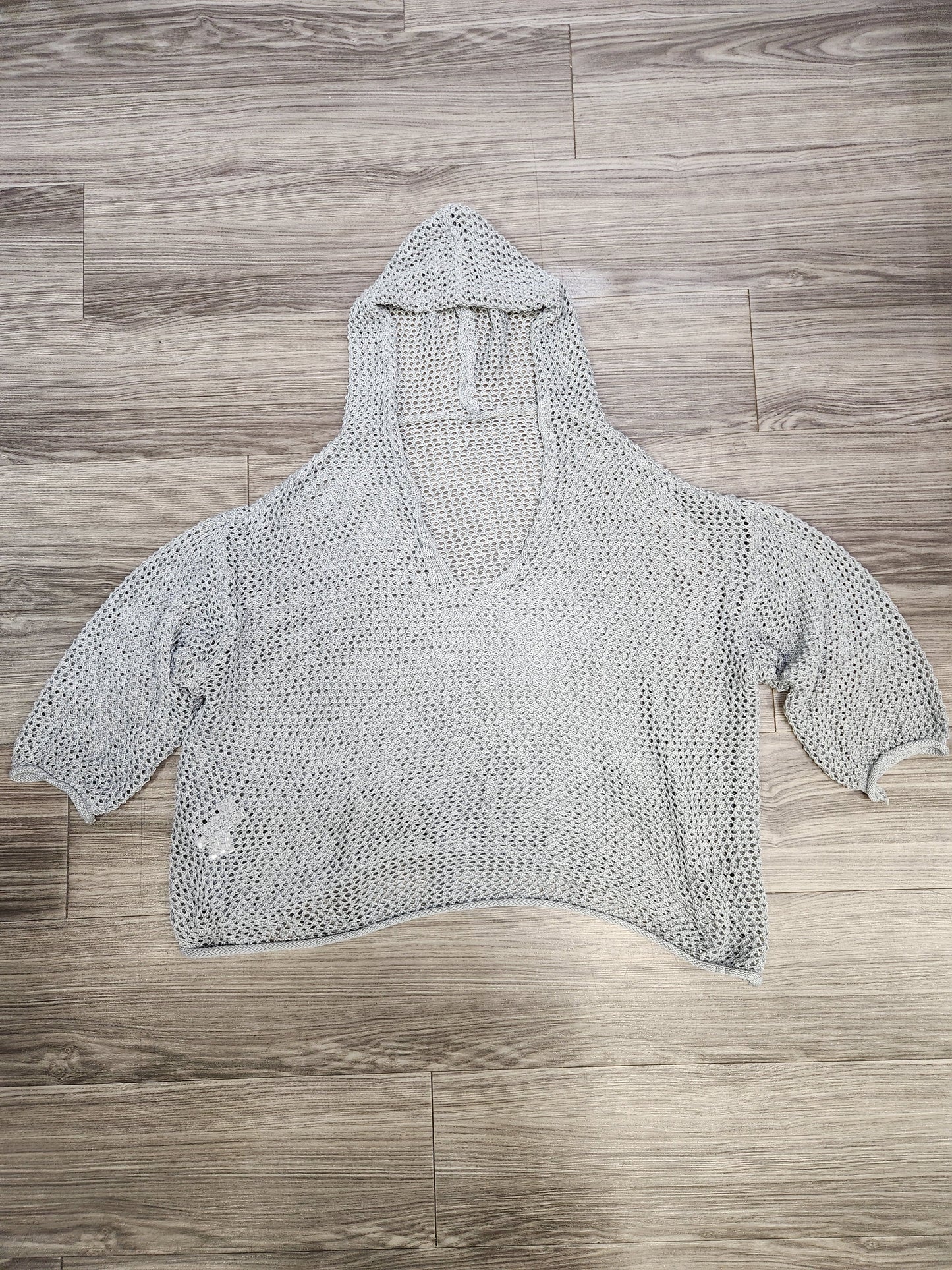 Swimwear Cover-up By Clothes Mentor In Grey, Size: 4x