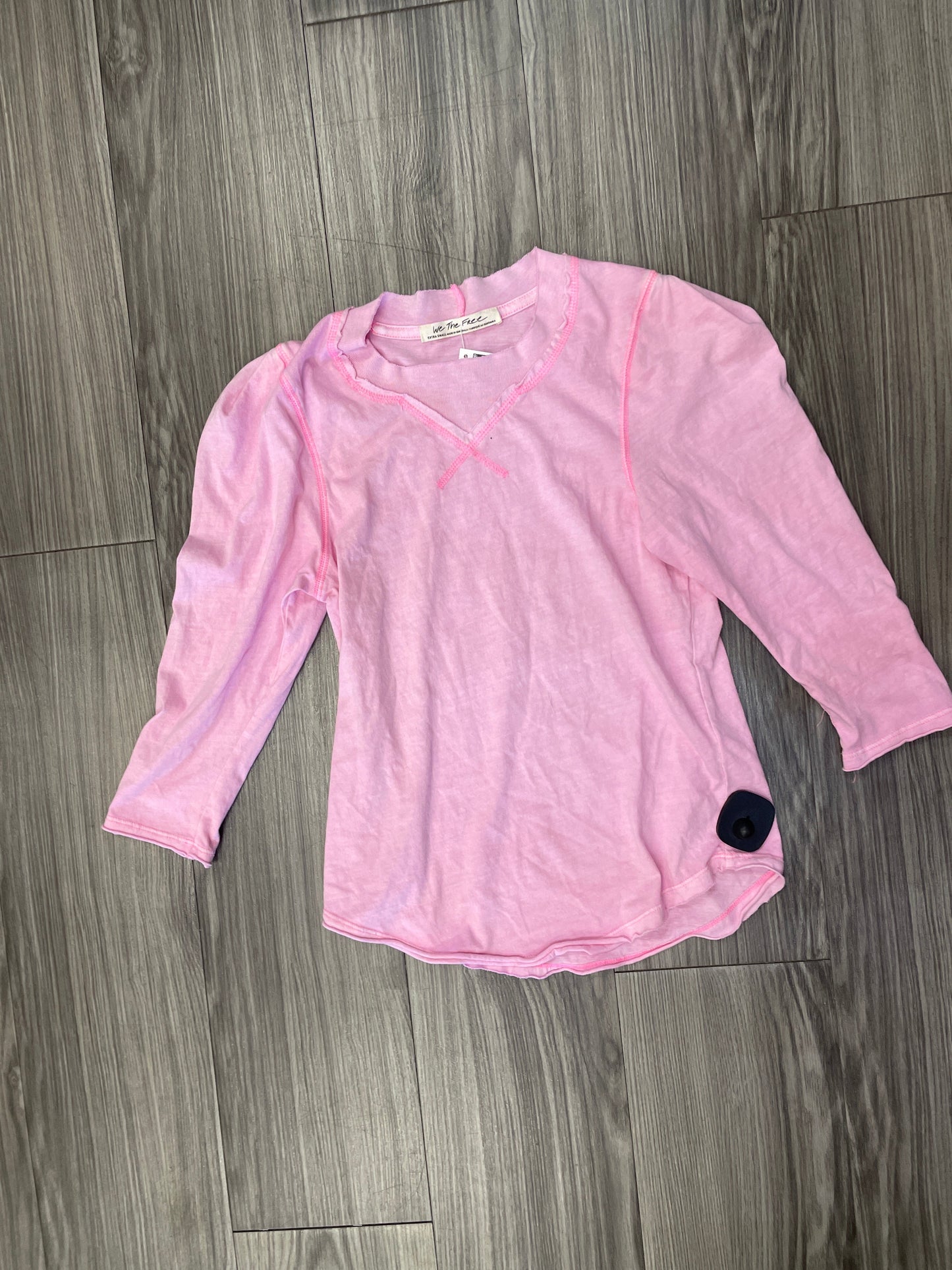 Top Long Sleeve By We The Free In Pink, Size: Xs