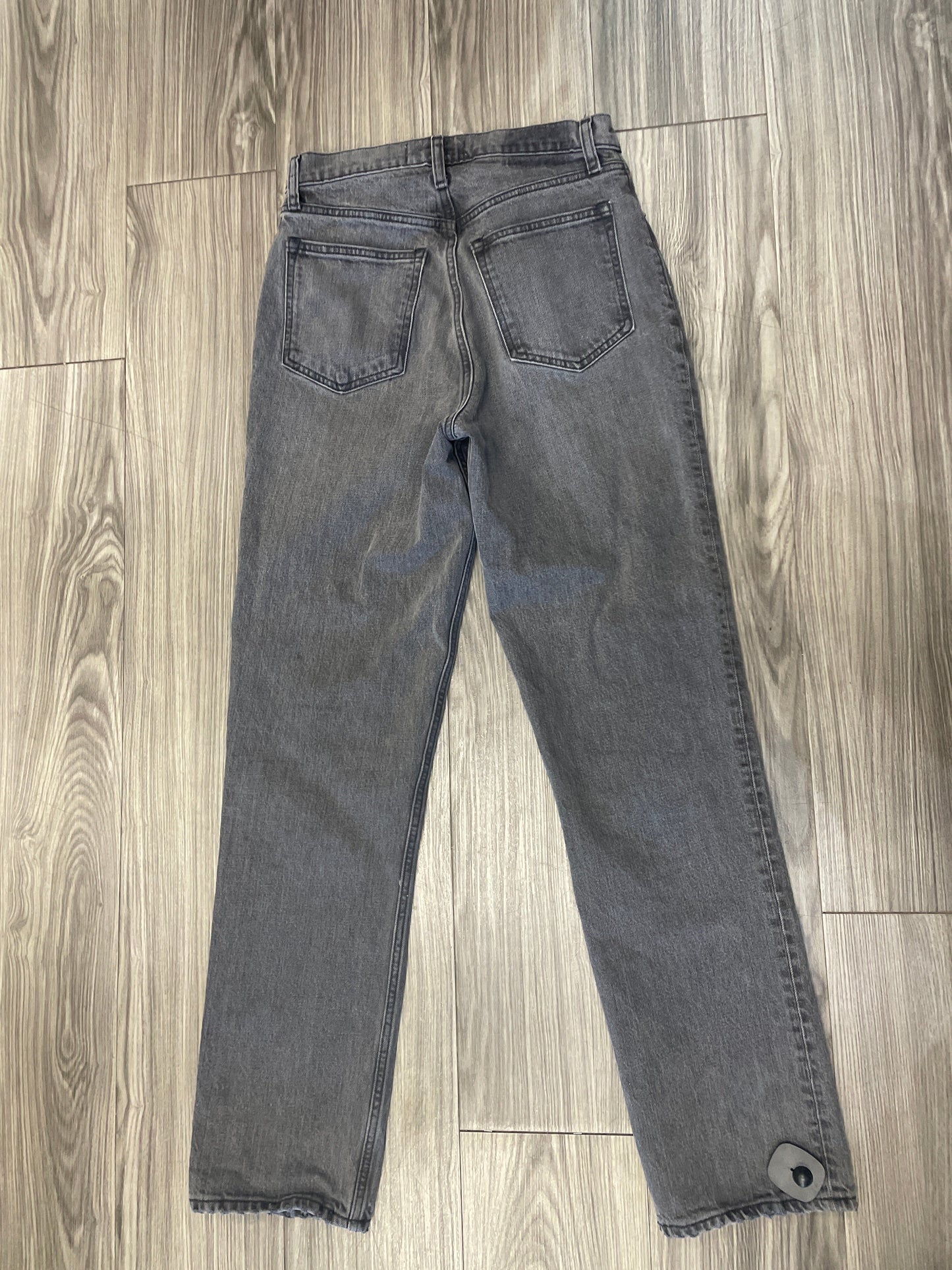 Jeans Straight By Abercrombie And Fitch In Black, Size: 6l