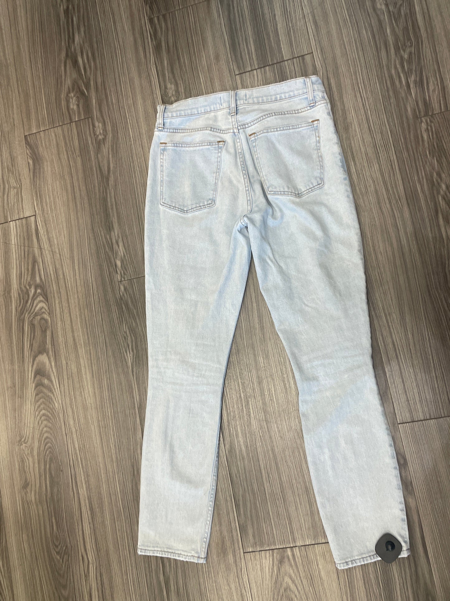 Jeans Skinny By Abercrombie And Fitch In Blue, Size: 6l