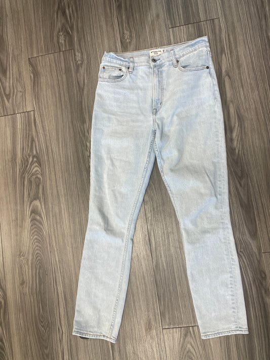 Jeans Skinny By Abercrombie And Fitch In Blue, Size: 6l