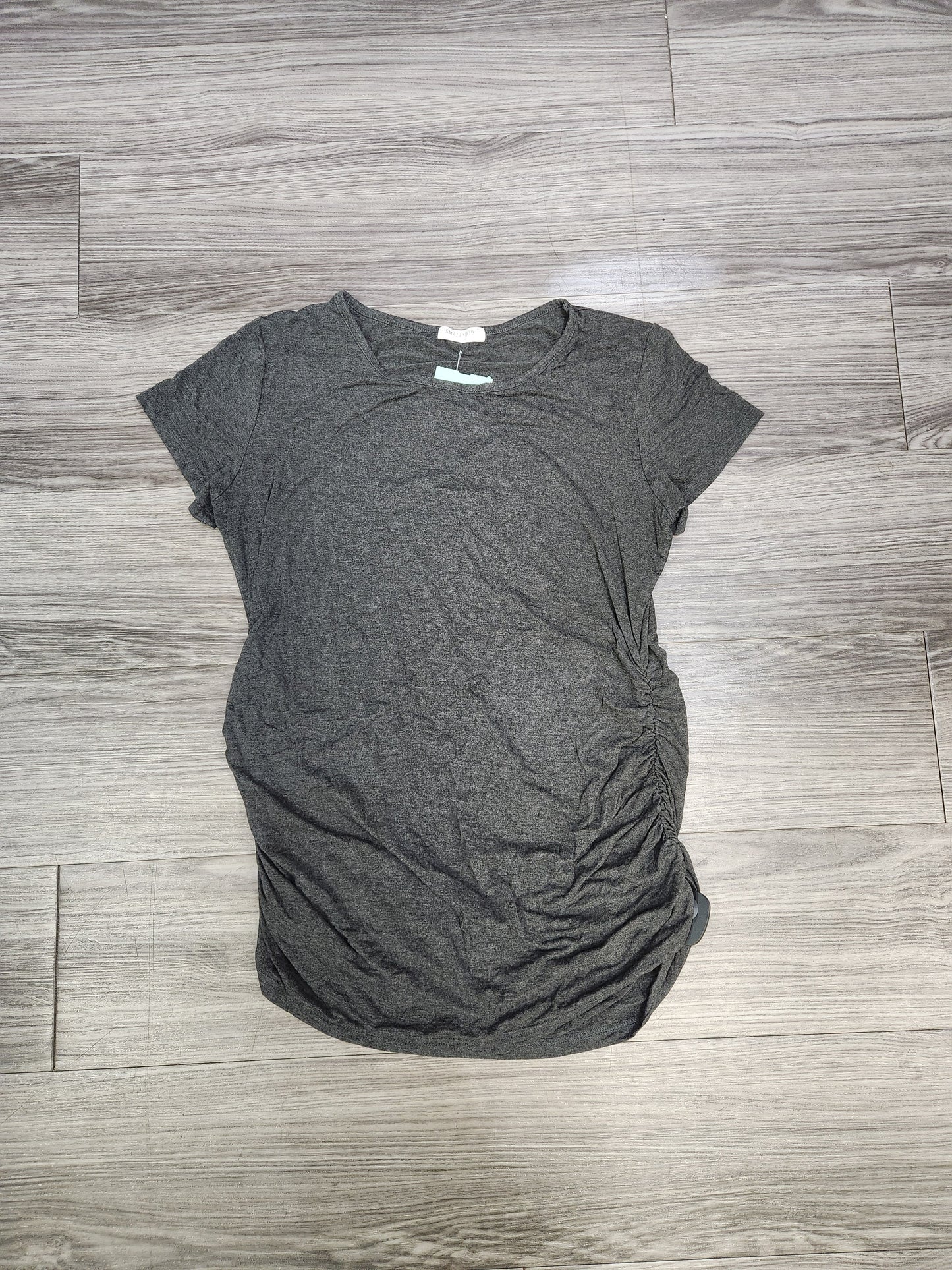 Maternity Top Short Sleeve By Clothes Mentor, Size: L