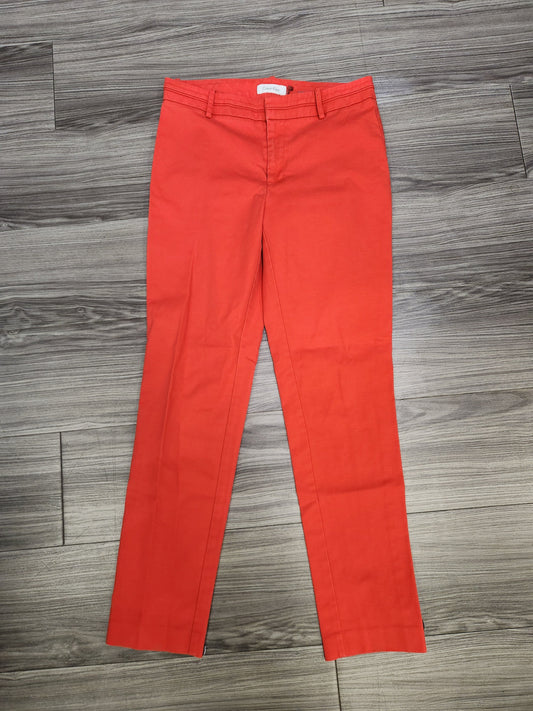 Pants Dress By Calvin Klein In Red, Size: 6