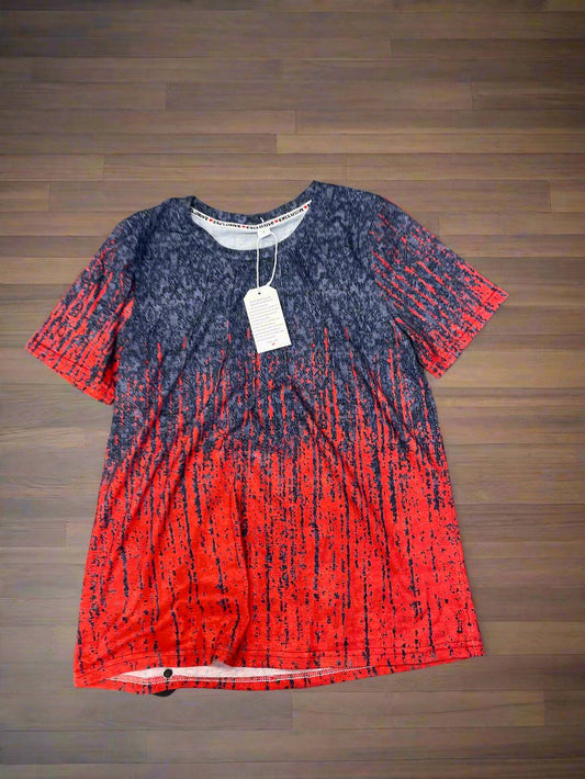 Top Short Sleeve By Clothes Mentor In Multi-colored, Size: S