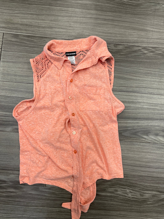 Top Sleeveless By Joe Boxer In Coral, Size: L