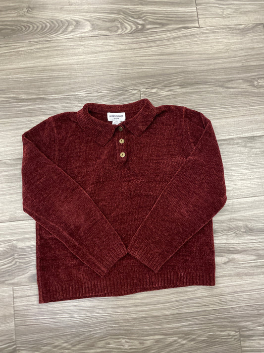 Sweater By Alfred Dunner In Maroon, Size: M