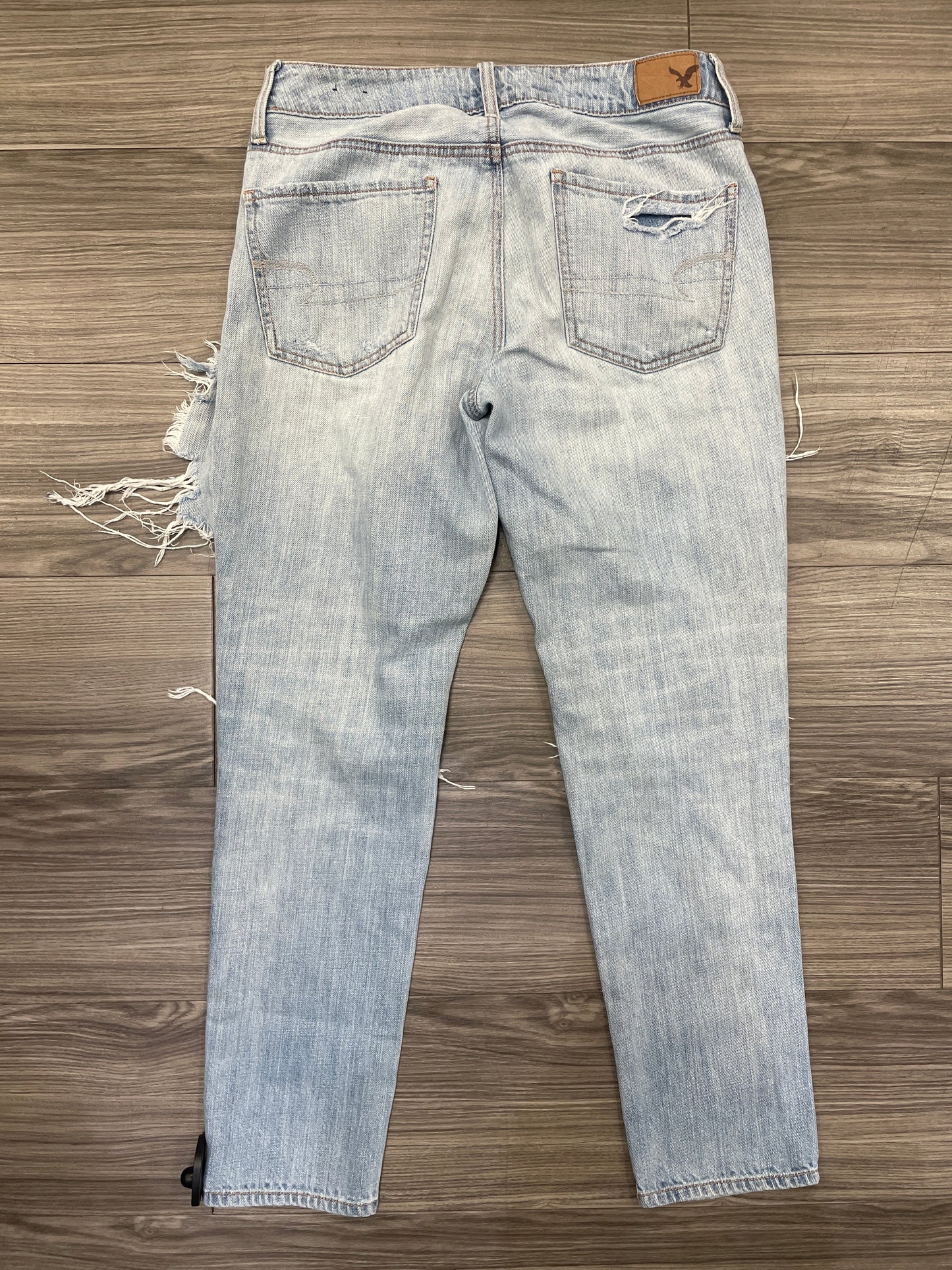 Jeans Straight By American Eagle In Blue, Size: 2