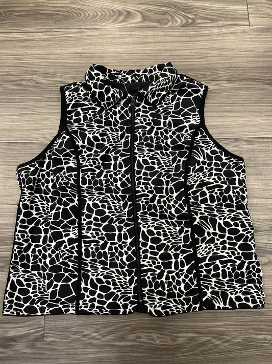 Vest Other By Cj Banks In Black & White, Size: 2x