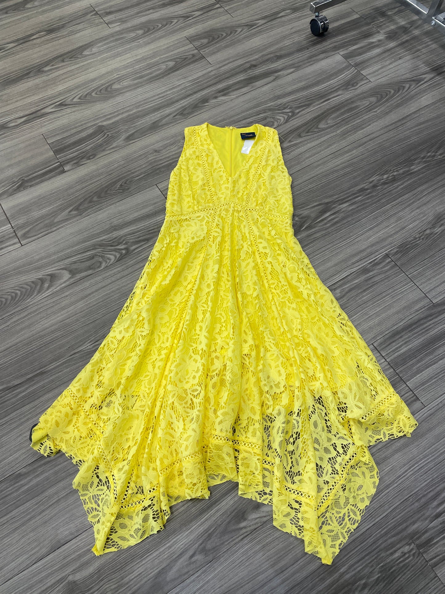 Dress Party Long By Just Taylor In Yellow, Size: 4