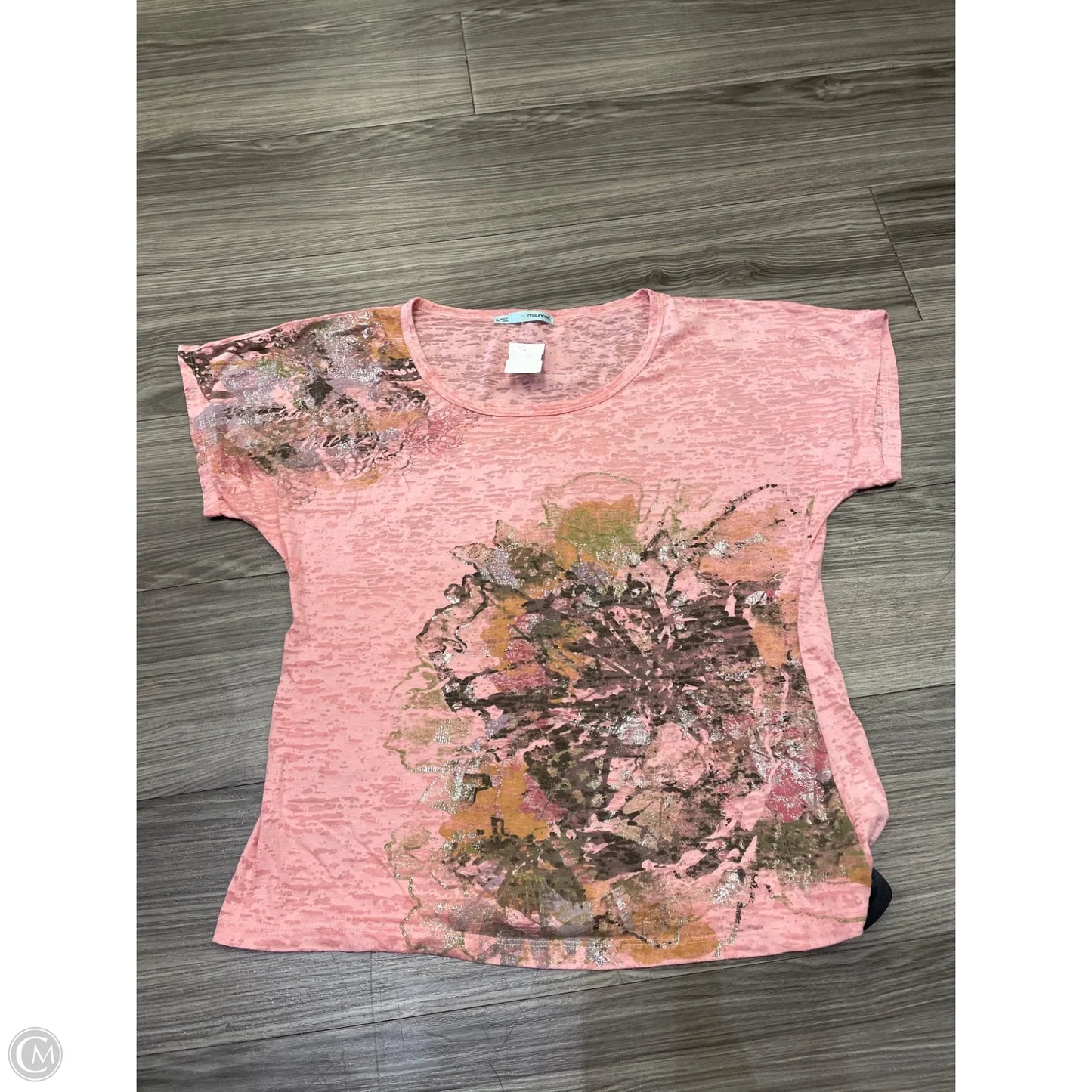 Top Short Sleeve By Maurices In Multi-colored, Size: Xl
