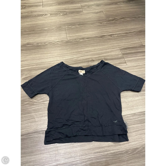 Top Short Sleeve By Hollister In Blue, Size: M