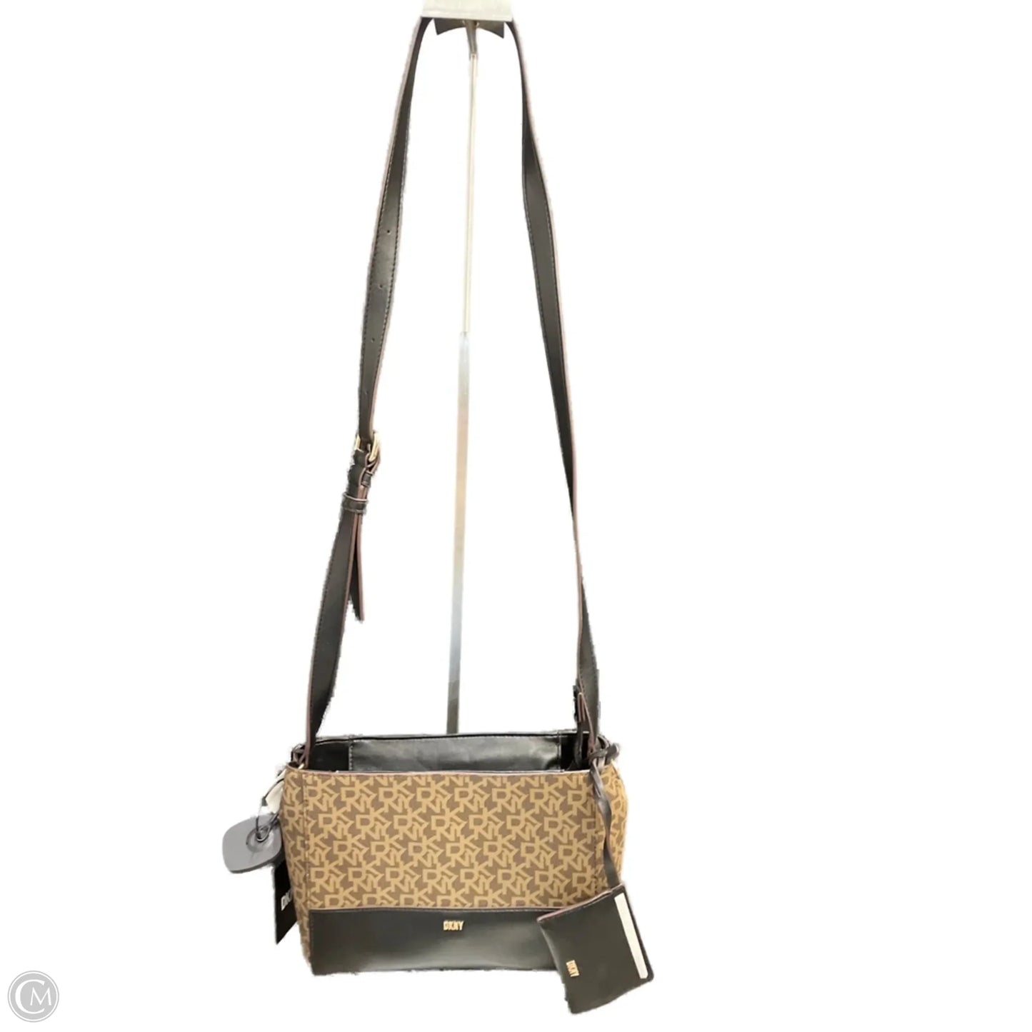 Crossbody Leather By Dkny, Size: Medium