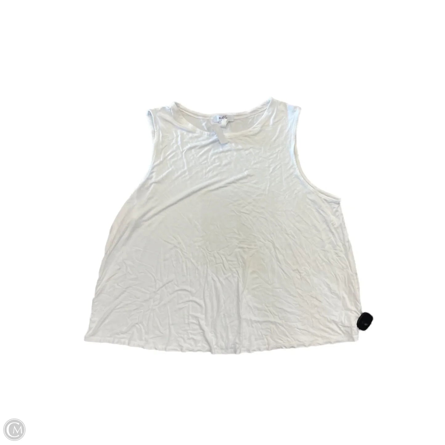 Tank Top By Moa Moa In White, Size: 3x