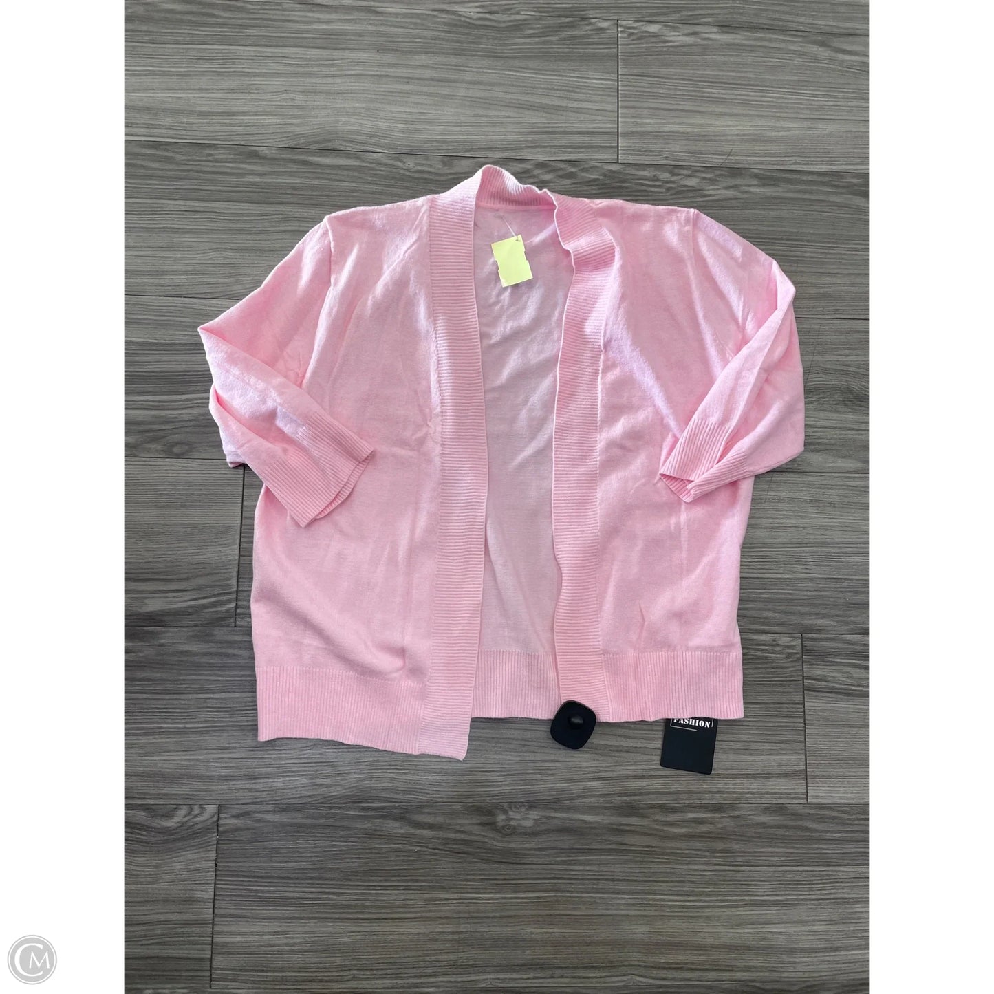 Cardigan By Clothes Mentor In Pink, Size: L