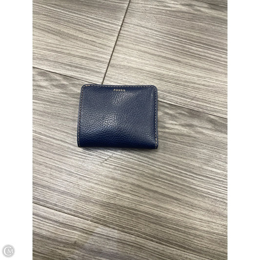 Wallet Leather By Fossil, Size: Small