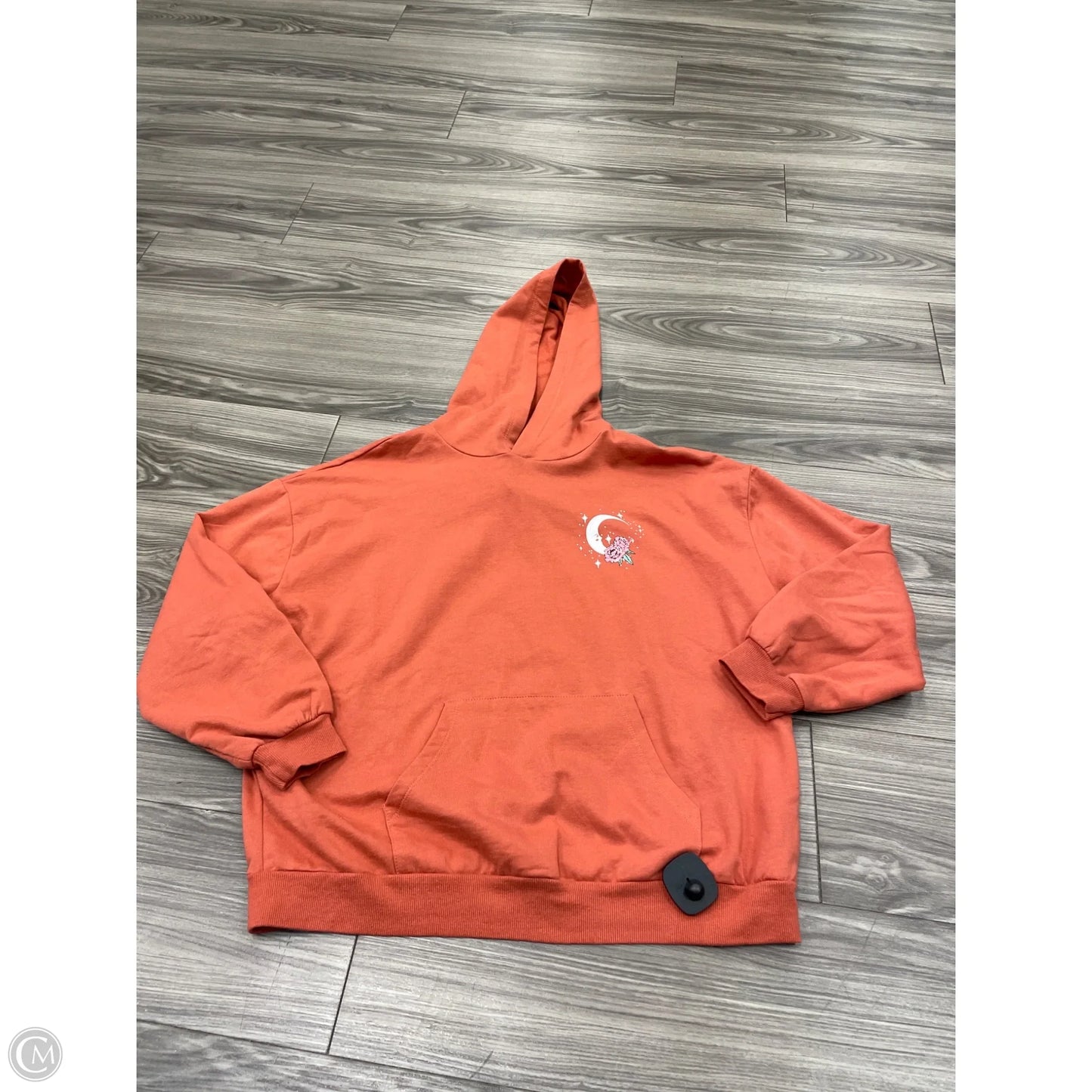 Sweatshirt Hoodie By Cmc In Orange, Size: L