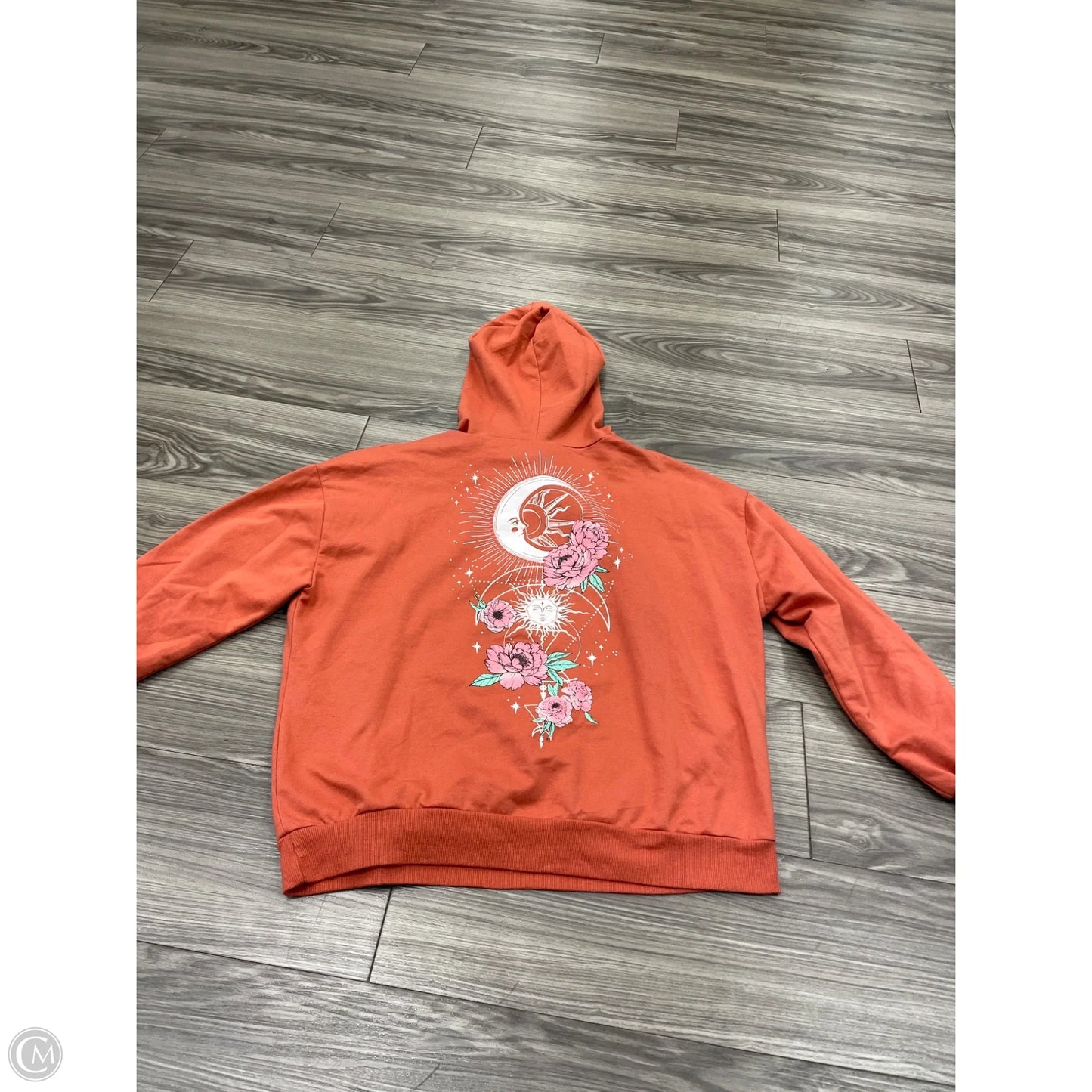 Sweatshirt Hoodie By Cmc In Orange, Size: L