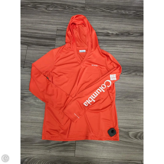Athletic Top Long Sleeve Crewneck By Columbia In Orange, Size: Xl