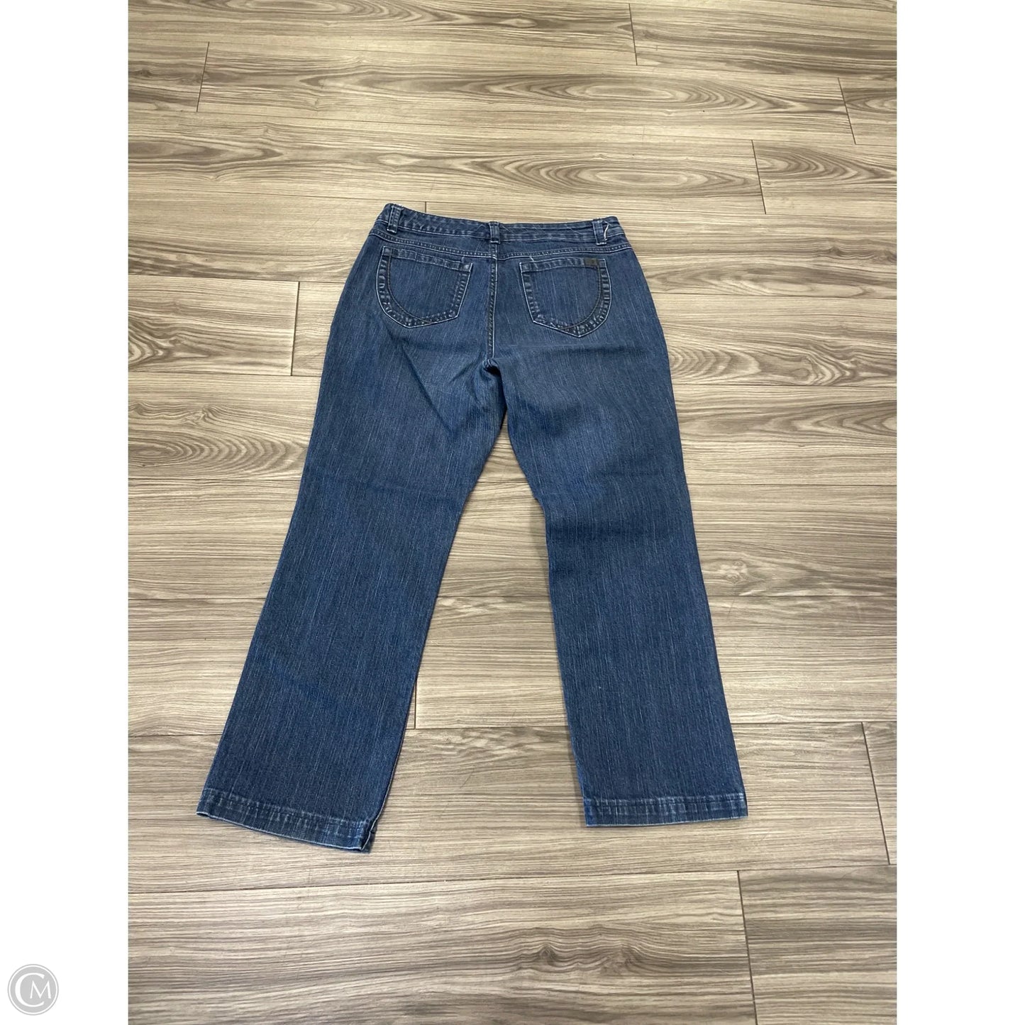 Jeans Wide Leg By Nine West In Blue, Size: 12