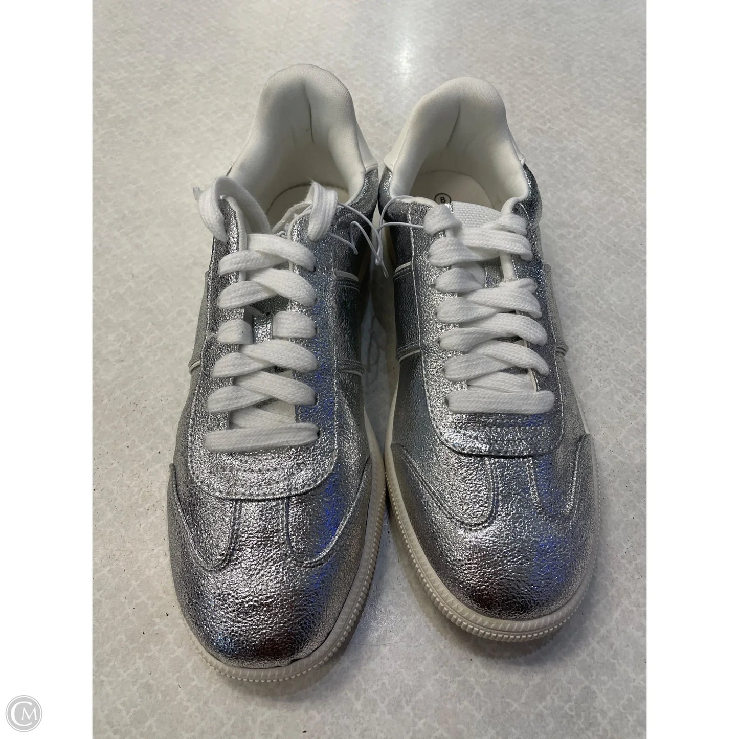 Shoes Sneakers By Falls Creek In Silver, Size: 8