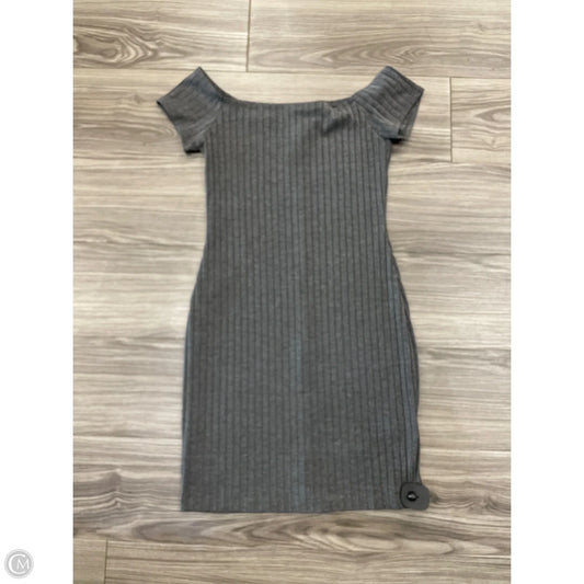 Dress Casual Midi By Express In Grey, Size: M