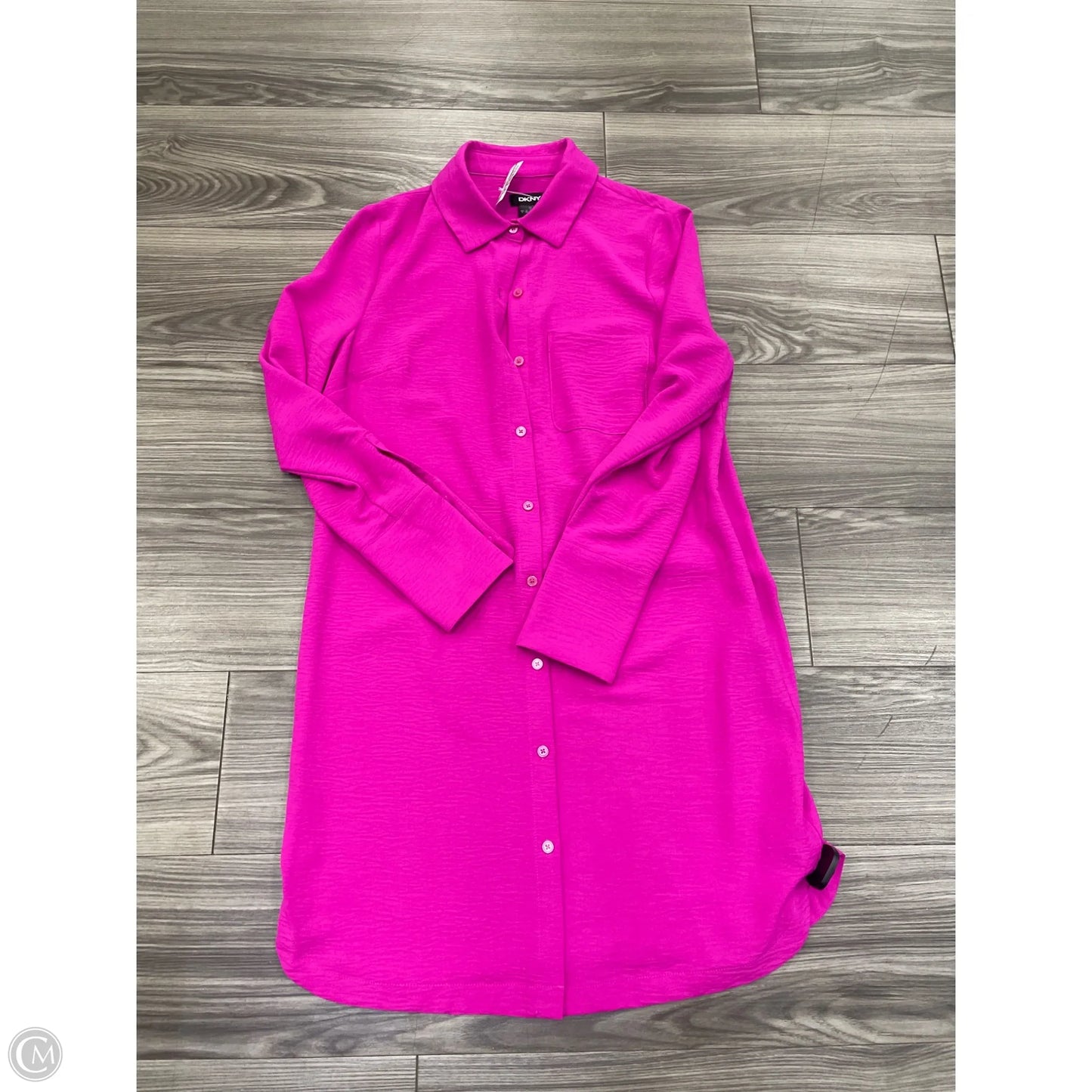 Dress Casual Midi By Dkny In Pink, Size: 6