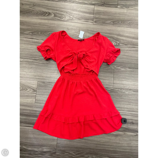 Dress Casual Midi By City Triangles In Red, Size: L