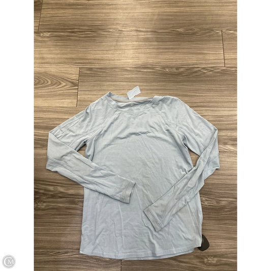 Athletic Top Long Sleeve Crewneck By Cmc In Blue, Size: S