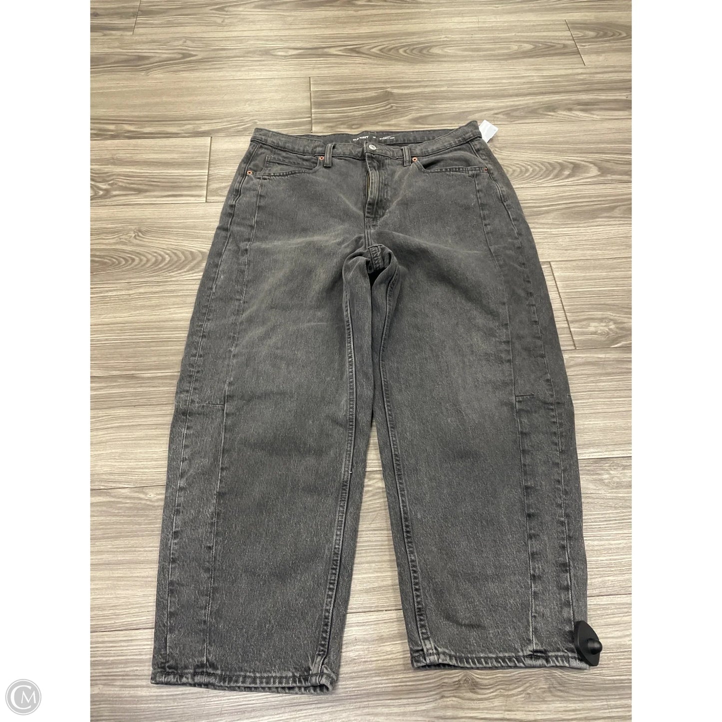 Jeans Wide Leg By Old Navy In Black, Size: 16